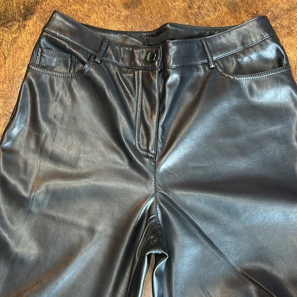Faux leather pants size 10 NWOT - Picture 8 of 14